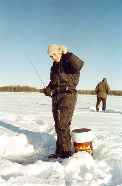 2004, Ben Ice fishing Wisconsin