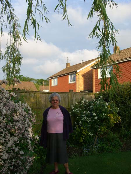 2006 May Sirvart (mum)  in Garden, Emmer Green