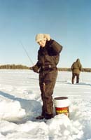 2004, Ben Ice fishing Wisconsin