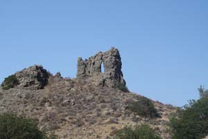 Rock formation outside Vavatsinia